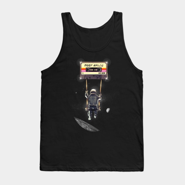 Deep Space Mix Tape Tank Top by nicebleed